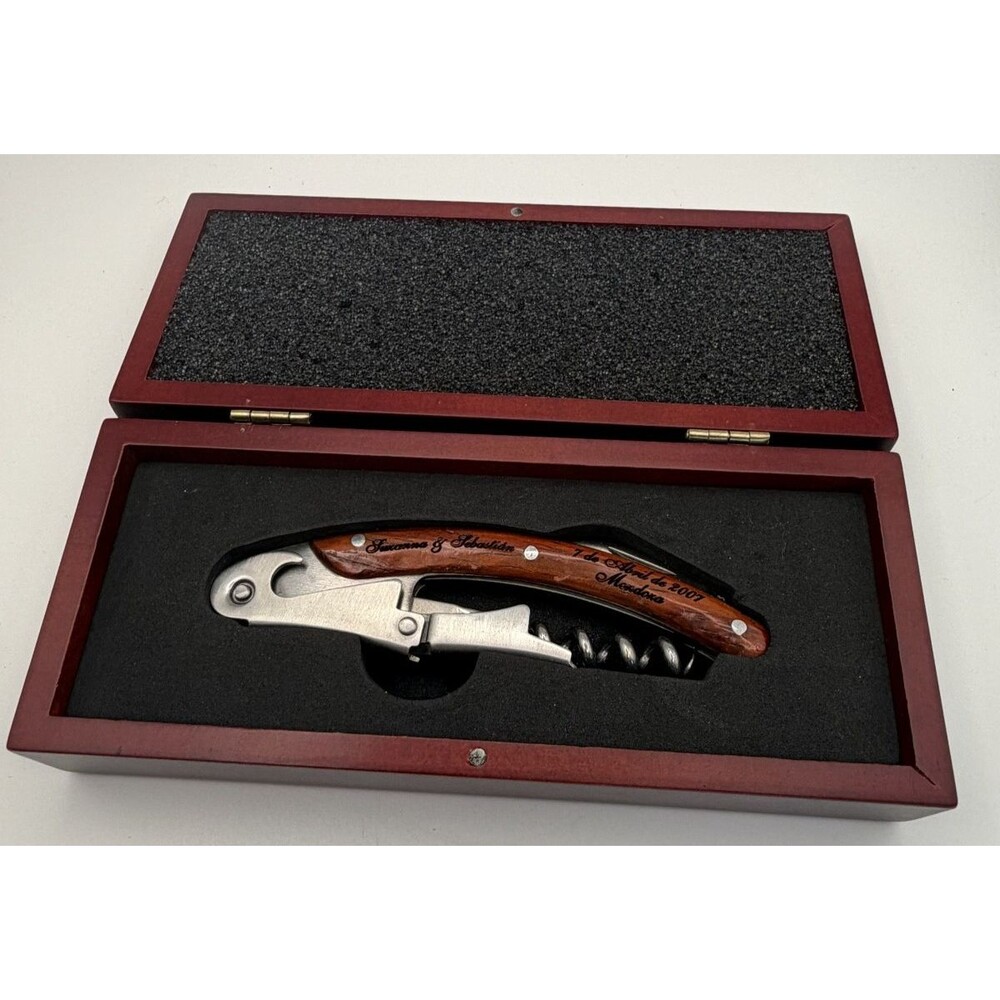 🍷🔑 INGLENOOK Quality Waiter’s Corkscrew Wine Bottle Opener in Gift Box 🎁🍇